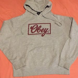 Gray Obey Hoodie